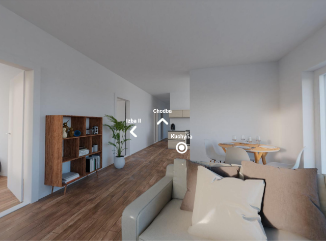 vizualizácia 4-izbového bytu